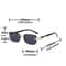 Retro Rimless Rectangle Sunglasses For Women Men UV Protection Travel Shades 2