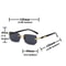 Retro Rimless Rectangle Sunglasses For Women Men UV Protection Travel Shades 2