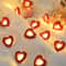Romantic Heart LED String Lights for Bedroom, Wedding & Party Decor