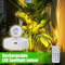 LumaGlow Rechargeable Plant Spotlight with Remote Control for Ambient Room Lighting