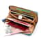 Elegant Zip Around Wristlet Wallet For Women Large Capacity PU Leather Wallet With Phone Pocket 2