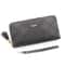Elegant Zip Around Wristlet Wallet For Women Large Capacity PU Leather Wallet With Phone Pocket 4