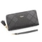 Elegant Zip Around Wristlet Wallet For Women Large Capacity PU Leather Wallet With Phone Pocket 4