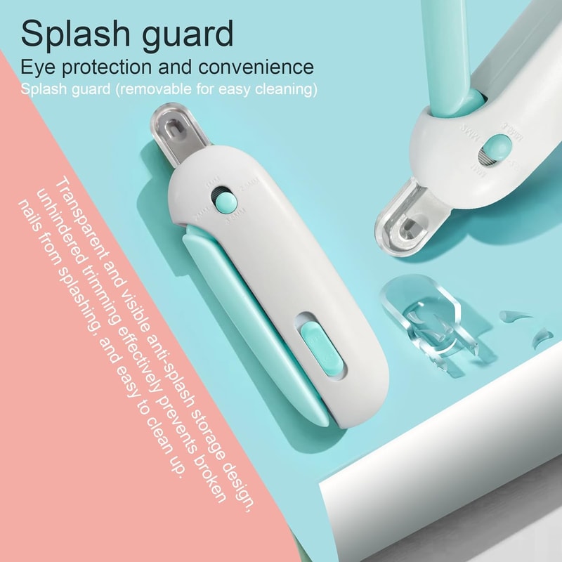 SafeGrip Adjustable Pet Nail Clippers for Cats & Dogs with Precision Guard