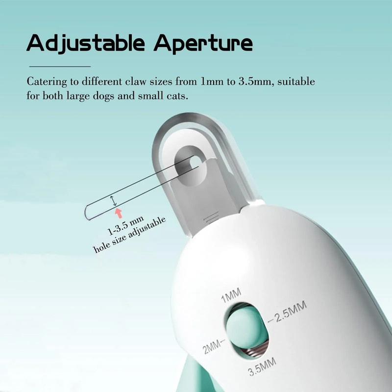 SafeGrip Adjustable Pet Nail Clippers for Cats & Dogs with Precision Guard