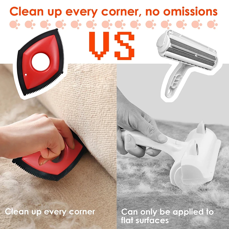 Mode Pet Hair Remover Brush For Carpet Sofa Car Seats 1