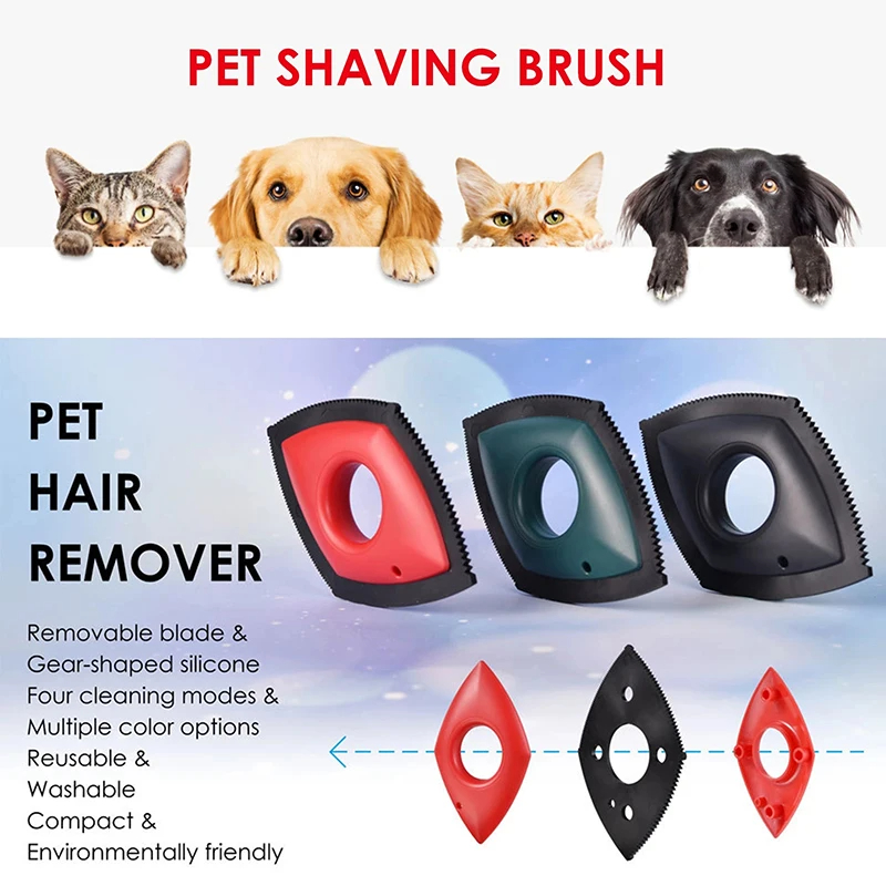 Mode Pet Hair Remover Brush For Carpet Sofa Car Seats 3