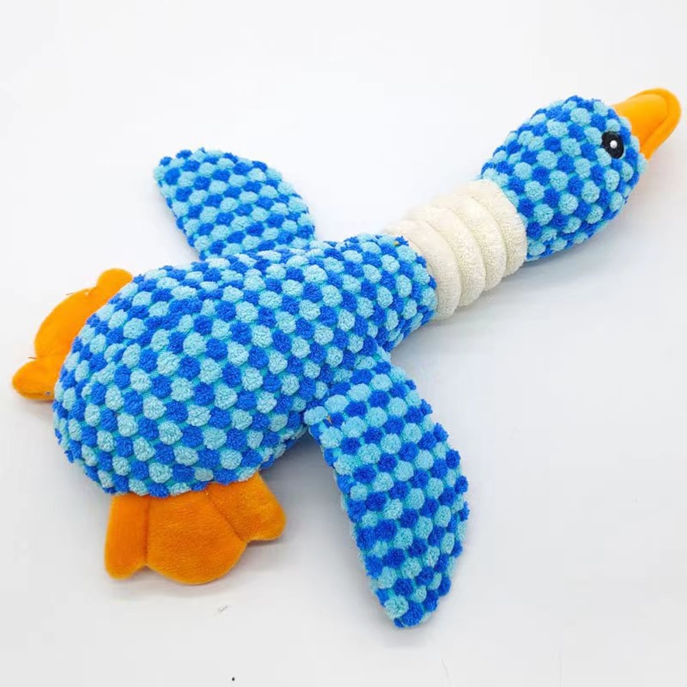 Interactive Dog Chew Toy Plush Squeaky Pet Toy for Aggressive Chewers & Playful Cats