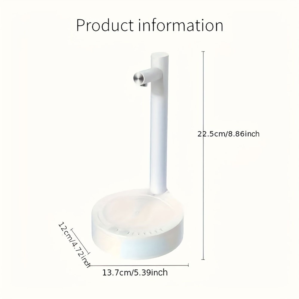 Smart USB Rechargeable Water Dispenser Pump for Gallon Bottles Portable Desktop Drinking Water Pump