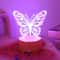 butterfly night light, USB bedside lamp, LED butterfly decor, romantic bedroom light, butterfly gift for her