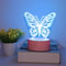 butterfly night light, USB bedside lamp, LED butterfly decor, romantic bedroom light, butterfly gift for her