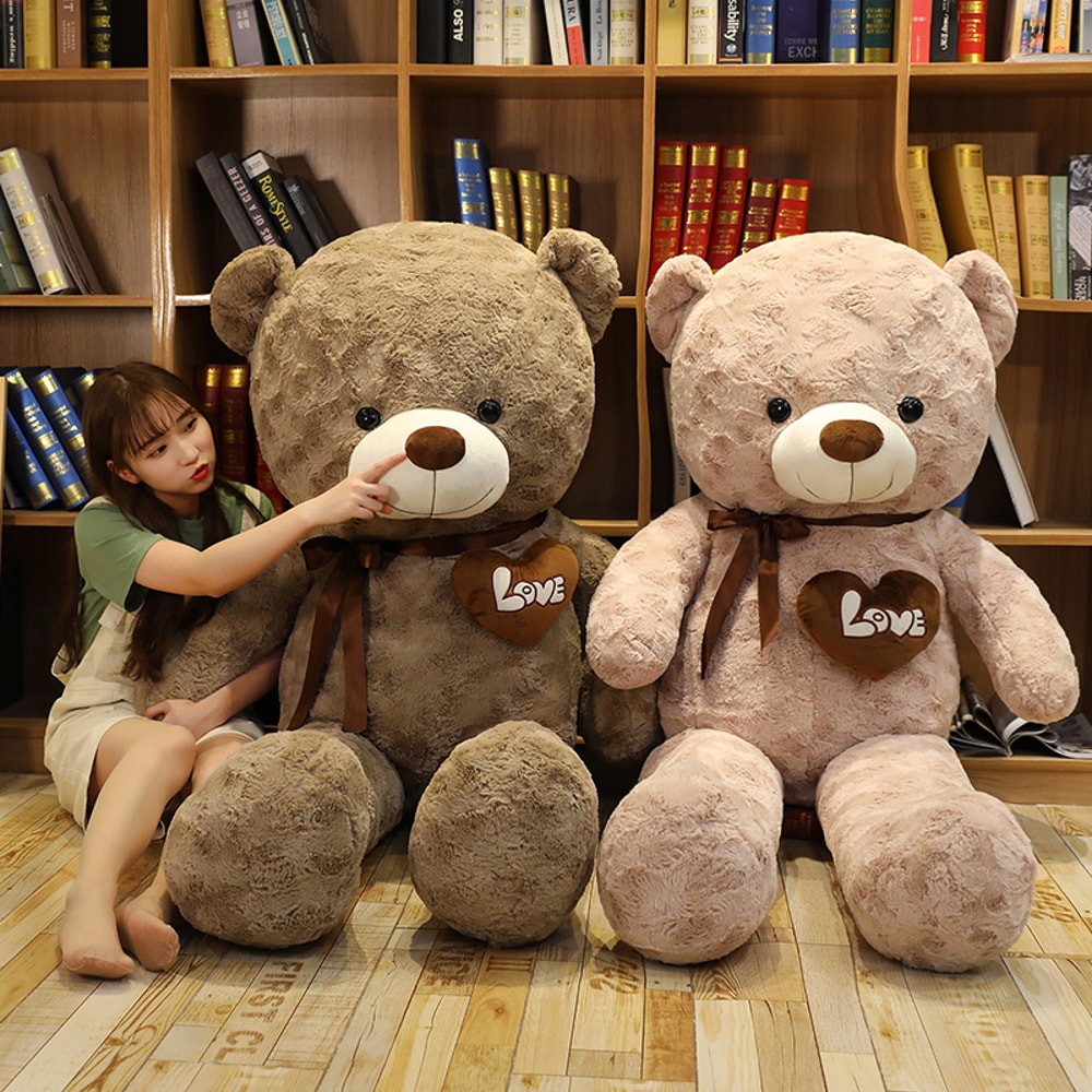Cuddle Heart Teddy Bear Plush Pillow for Kids and Romantic Gifts