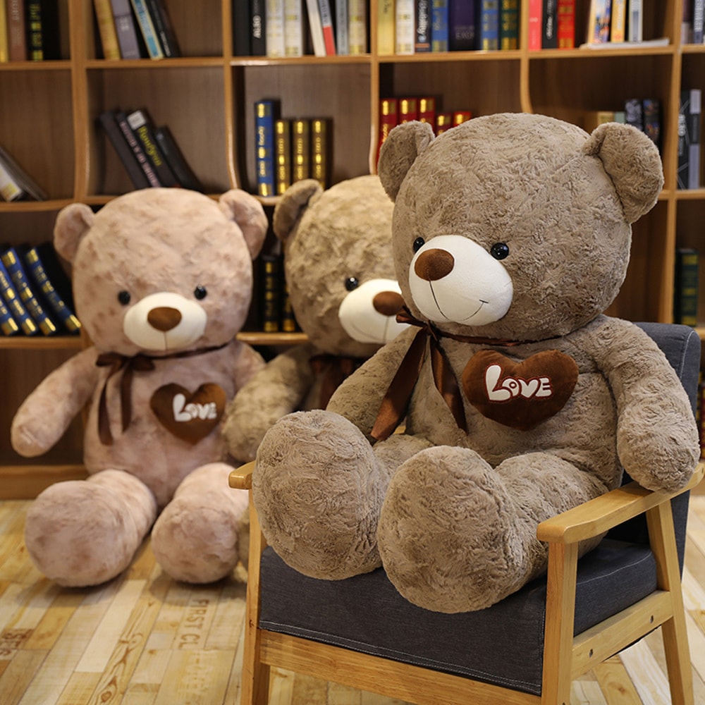 Cuddle Heart Teddy Bear Plush Pillow for Kids and Romantic Gifts