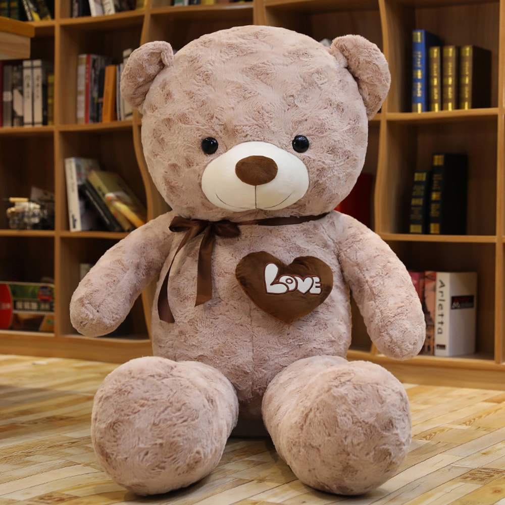 Cuddle Heart Teddy Bear Plush Pillow for Kids and Romantic Gifts
