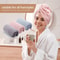QuickDry Microfiber Hair Towel Wrap For Women Soft Absorbent Hair Drying Turban 4