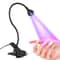 Mini Clip On UV Nail Lamp for Gel Nails USB Nail Dryer Light