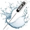 Instant Read Digital Meat Thermometer for BBQ, Frying, Baking & Kitchen Cooking
