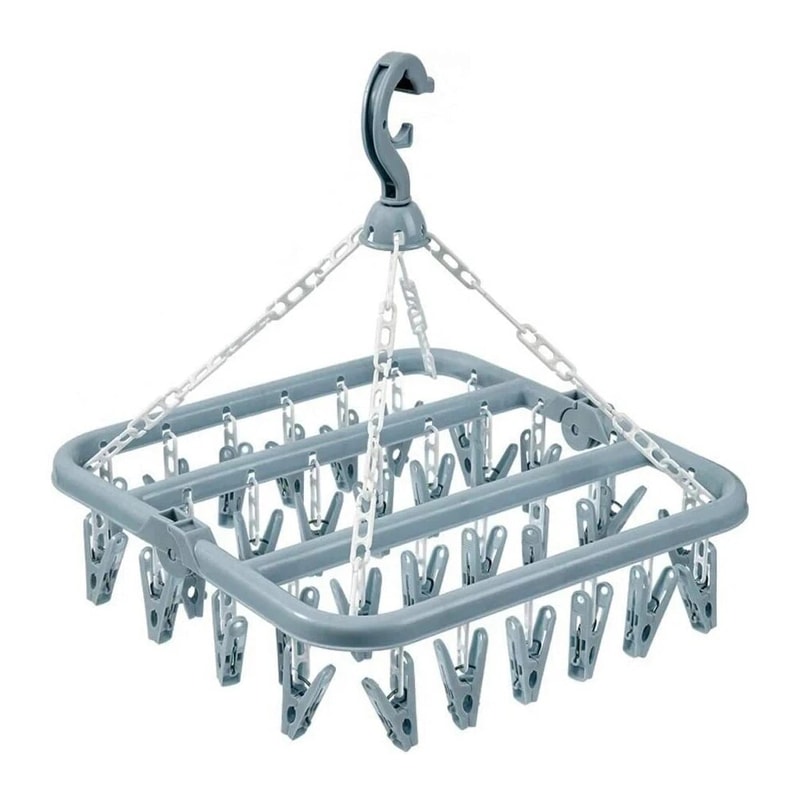 Clip Folding Laundry Drying Rack For Socks Underwear And Baby Clothes 1