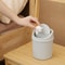 Minimalist Desktop Trash Can with Lid for Office, Vanity & Bedroom Organization