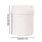 Minimalist Desktop Trash Can with Lid for Office, Vanity & Bedroom Organization