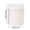 Minimalist Desktop Trash Can with Lid for Office, Vanity & Bedroom Organization