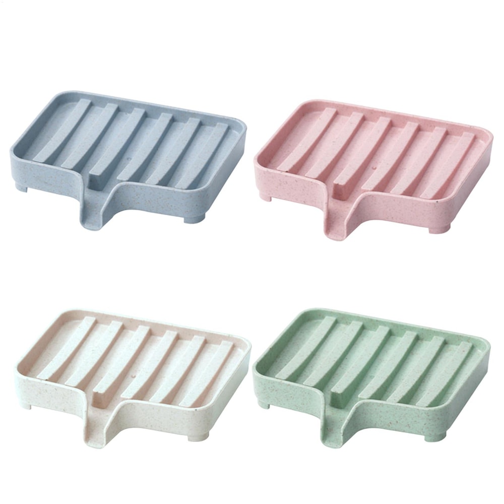 QuickDrain Wall Mount Soap Dish with Self Draining Tray for Bathroom & Kitchen