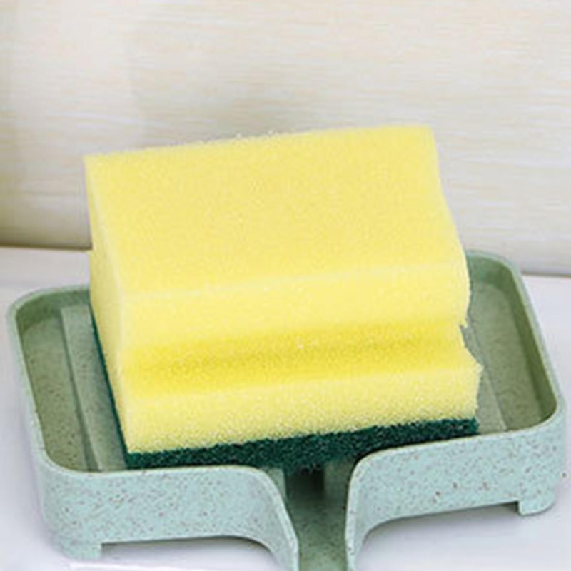 QuickDrain Wall Mount Soap Dish with Self Draining Tray for Bathroom & Kitchen