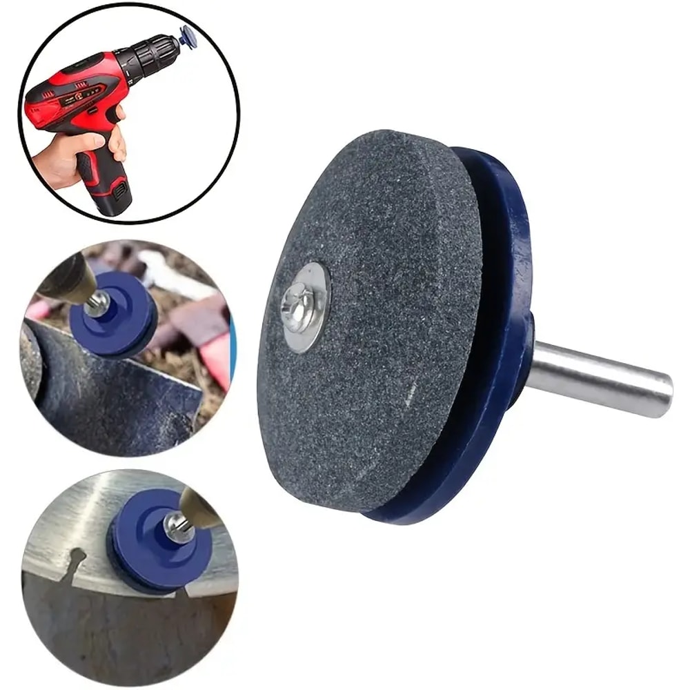 Precision Edge Lawn Mower Blade Sharpener Drill Attachment for Fast Blade Restoration