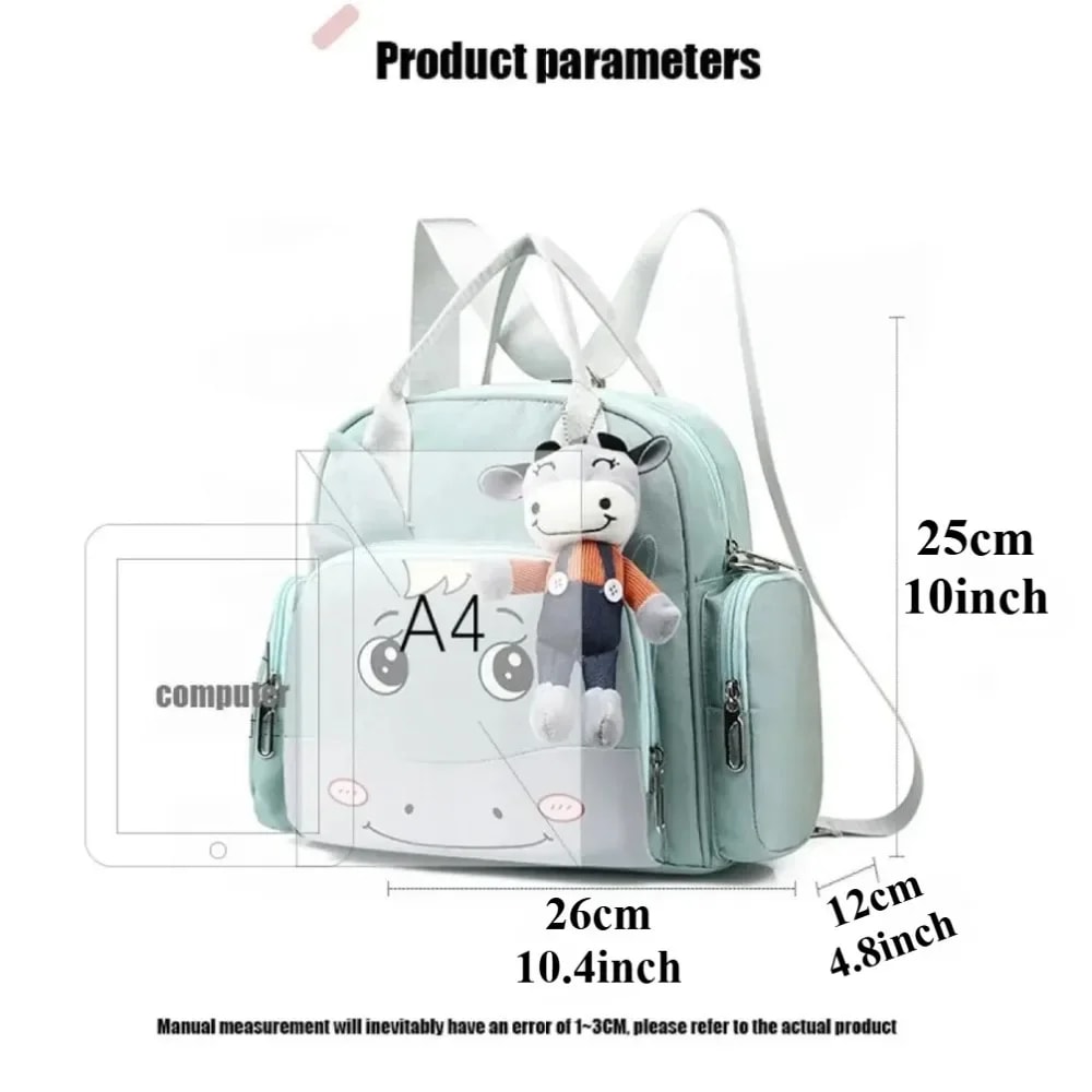 LuxeCare Diaper Bag Tote Waterproof Multi Pocket Baby Travel Bag 2