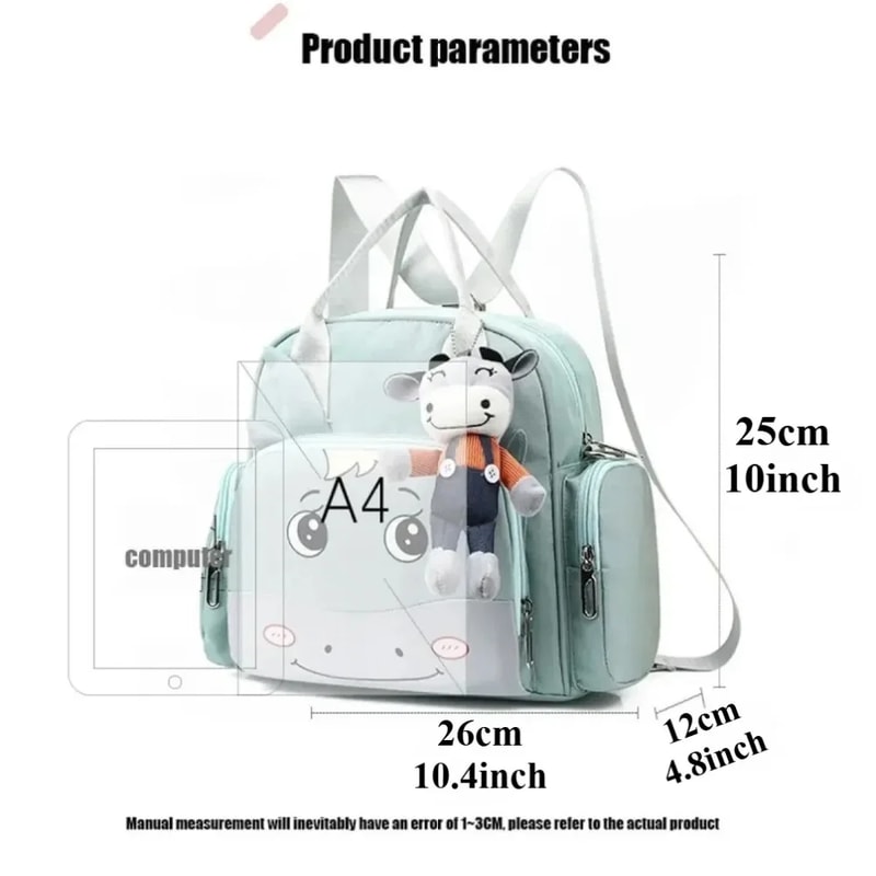 LuxeCare Diaper Bag Tote Waterproof Multi Pocket Baby Travel Bag 2