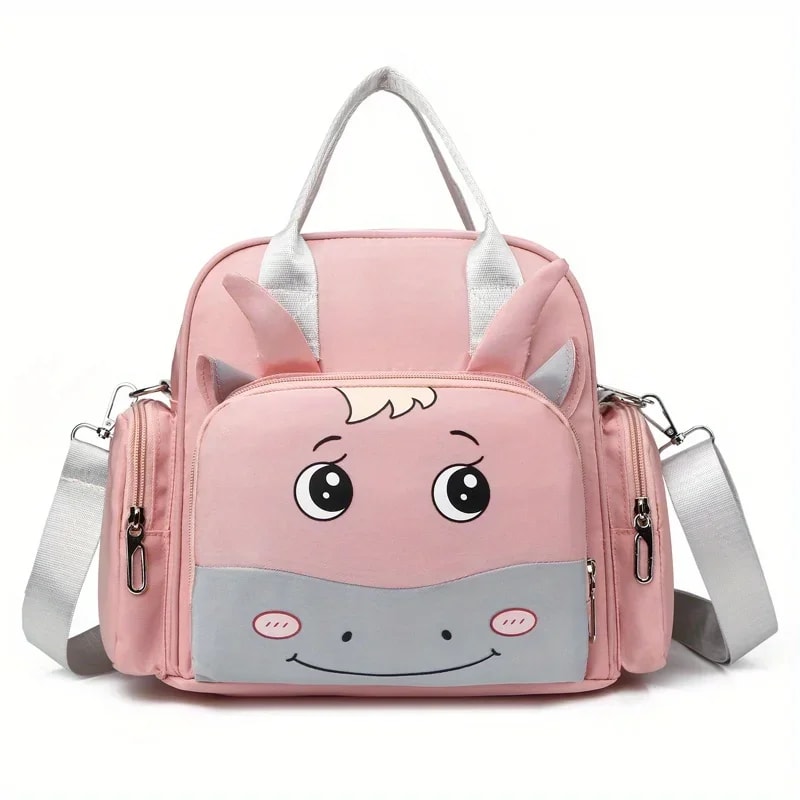 LuxeCare Diaper Bag Tote Waterproof Multi Pocket Baby Travel Bag 4