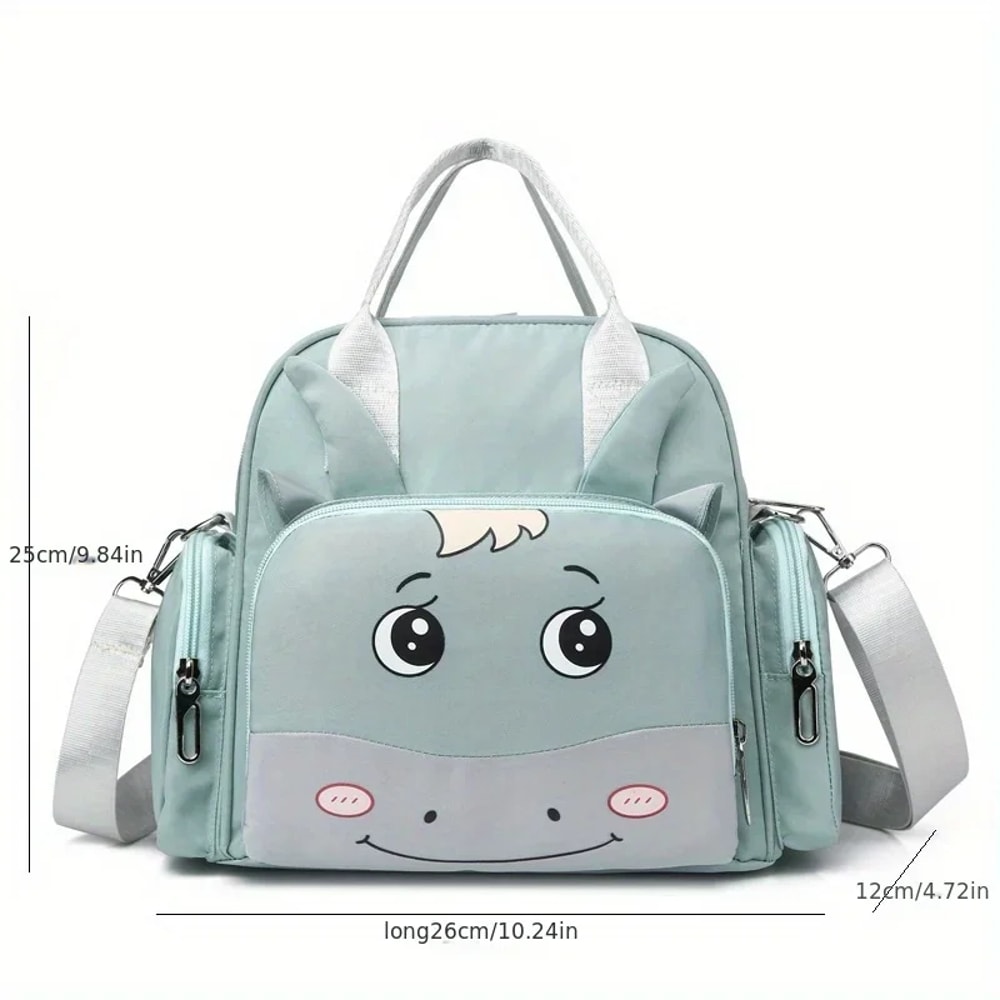 LuxeCare Diaper Bag Tote Waterproof Multi Pocket Baby Travel Bag 5