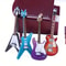 Mini Electric Guitar Dollhouse Decor Set For Music Lovers Collectors 2