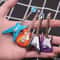 Mini Electric Guitar Dollhouse Decor Set For Music Lovers Collectors 3