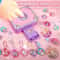 Magic Sticker Maker Kit for Girls with Jewelry Charms & Creative DIY Book