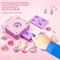 Princess DIY Jewelry Making Kit with Sticker Machine, Beads, Rings & Keychain Charms for Girls