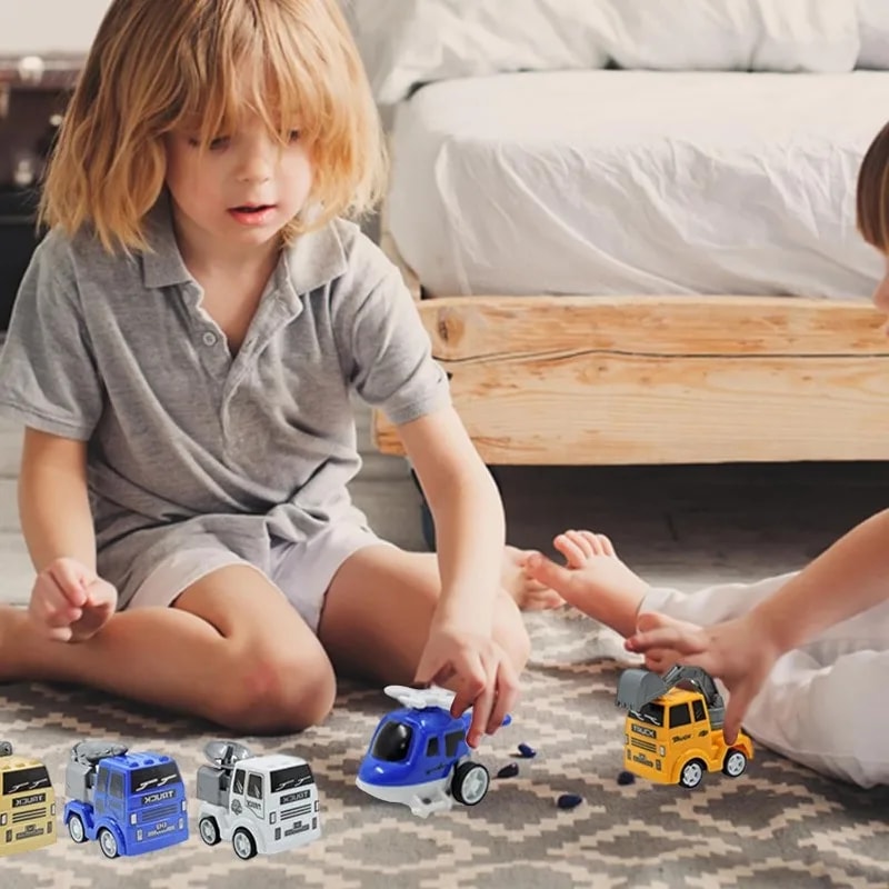 Piece Pull Back Car Toys Advent Calendar for Kids Christmas Countdown Gift Set