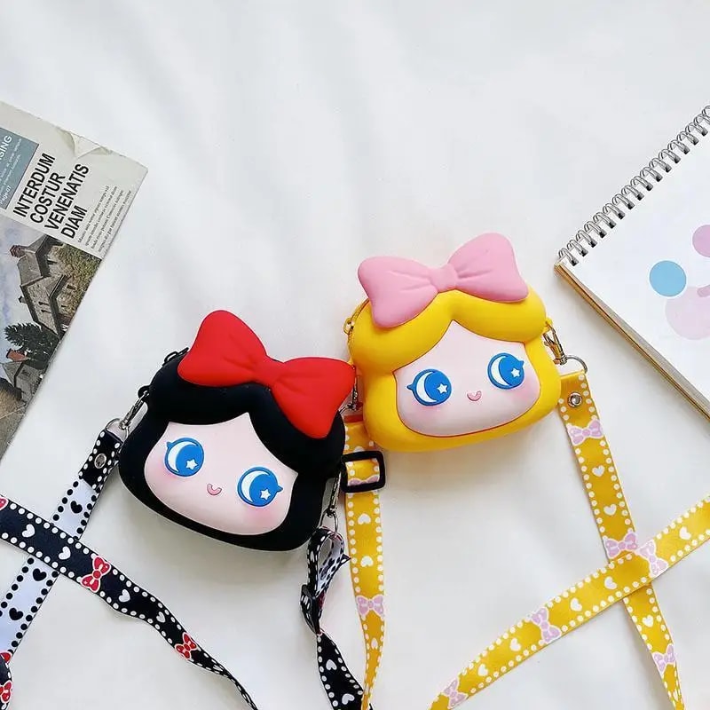 Kawaii Princess Silicone Crossbody Coin Purse For Girls And Women 3