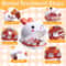 Bunny Doctor Kit for Toddlers Pretend Play Medical Kit with Dentist Set & Teeth Brushing Toys