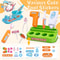 Bunny Doctor Kit for Toddlers Pretend Play Medical Kit with Dentist Set & Teeth Brushing Toys