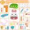 Bunny Doctor Kit for Toddlers Pretend Play Medical Kit with Dentist Set & Teeth Brushing Toys
