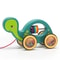 Wooden Animal Pull Along Toy For Toddlers Educational Walking Companion 7