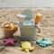 Ocean Adventure Beach Toys for Kids Sand Play Set with Bucket, Watering Can & Sea Creature Molds
