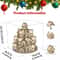 Wooden Advent Calendar House with DIY Gift Boxes for Christmas Countdown Decor
