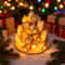 Wooden Advent Calendar House with DIY Gift Boxes for Christmas Countdown Decor
