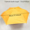 Kids Carrot Umbrella Windproof Rain Parasol for Toddlers & Children