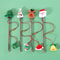 Christmas Interactive Cat Wand Toy With Bell For Indoor Cats And Kittens 1