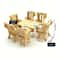 Wooden Dollhouse Furniture Set DIY Puzzle Miniature Room Kit