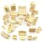Wooden Dollhouse Furniture Set DIY Puzzle Miniature Room Kit