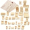 Wooden Dollhouse Furniture Set DIY Puzzle Miniature Room Kit